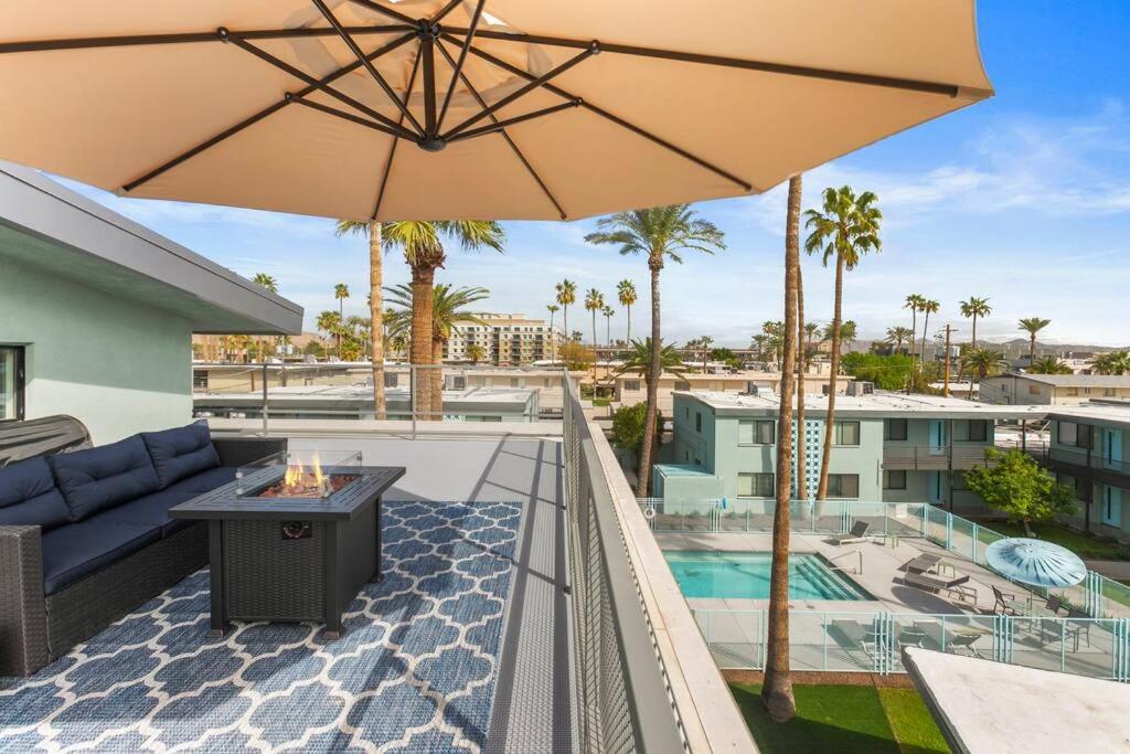 Large Studio Rooftop & Poolside - Walk To Old Town Scottsdale Kültér fotó